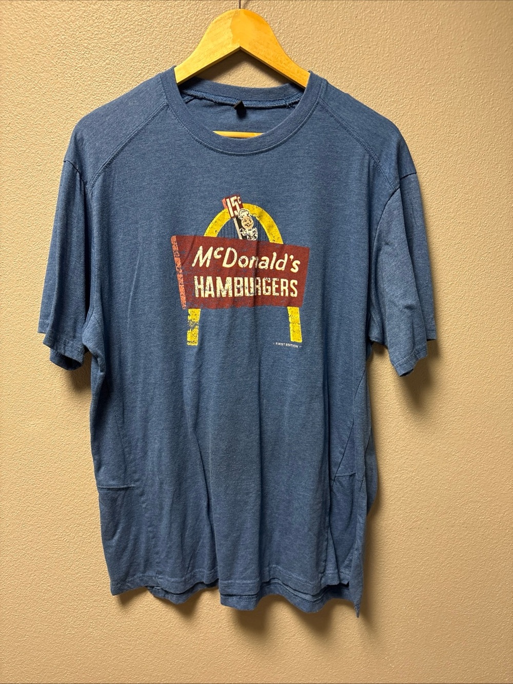 Vintage Style McDonald’s First Edition Employee Tee Men’s Large